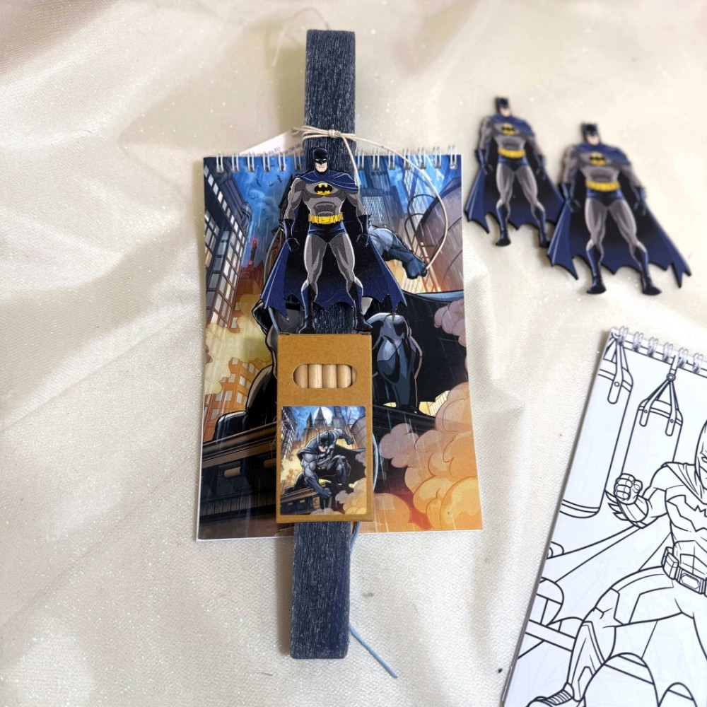 Λαμπάδα αρωματική μπλοκ ζωγραφικής Σουπερήρωες Batman