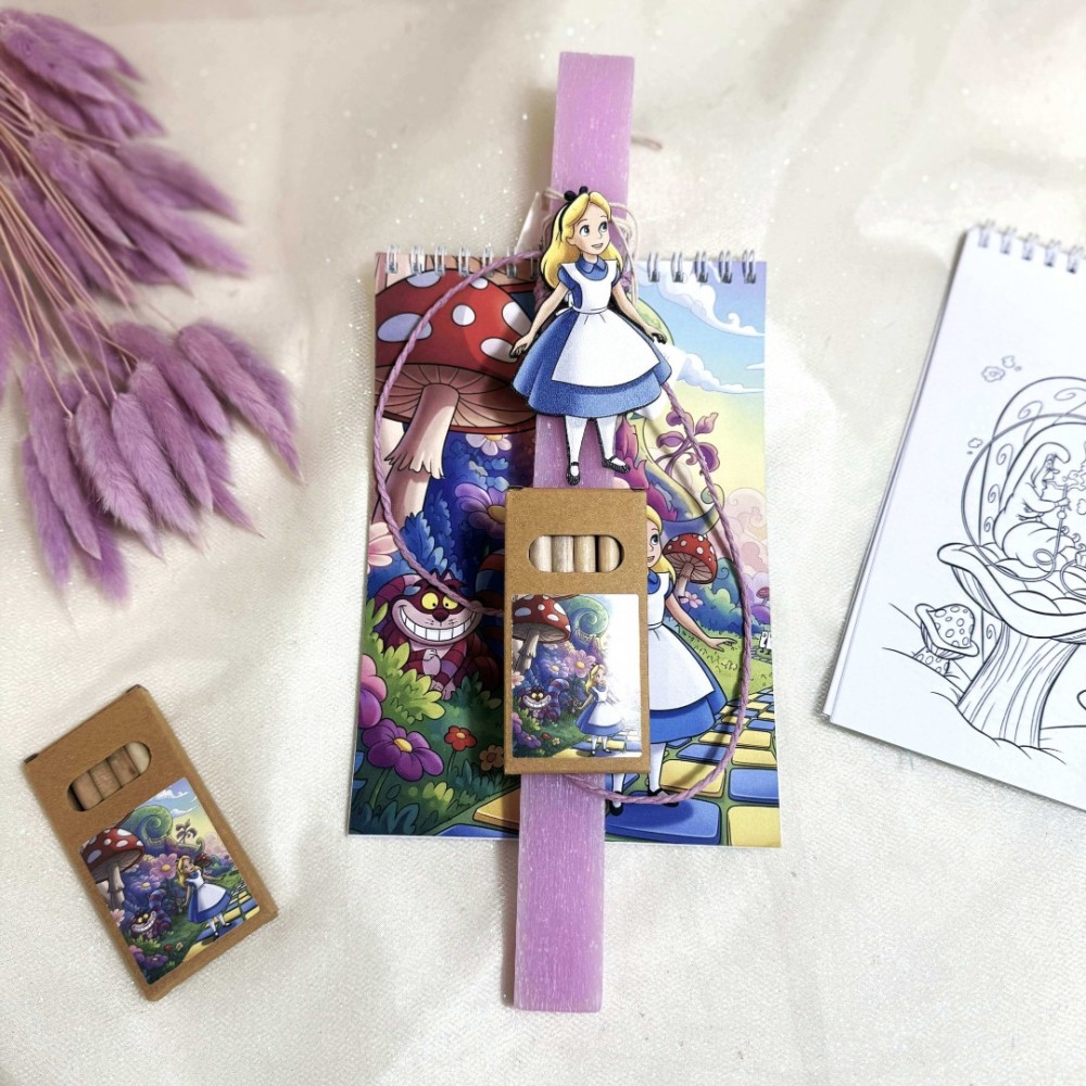 Λαμπάδα αρωματική μπλοκ ζωγραφικής Αλίκη