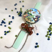 Λαμπάδα πράσινη αρωματική τερακότα δεινόσαυρος