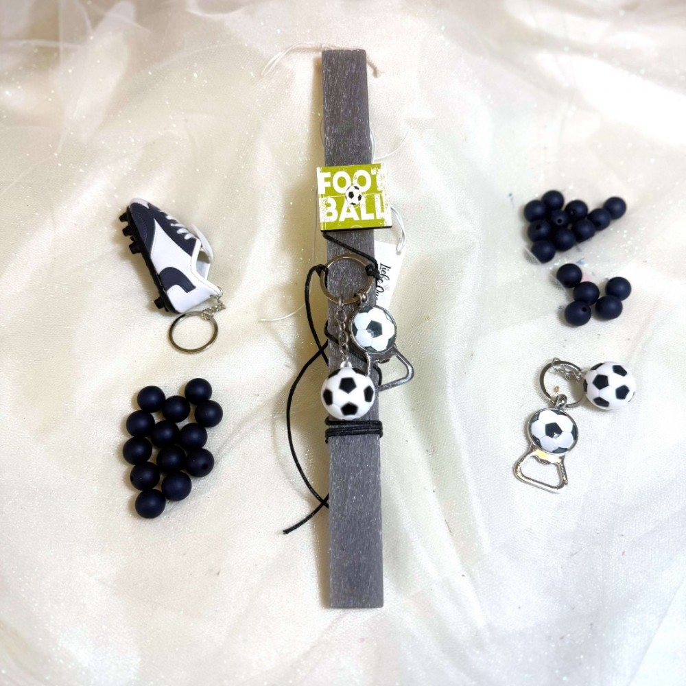 Λαμπάδα αρωματική μπρελόκ Football