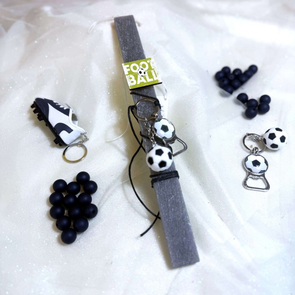 Λαμπάδα αρωματική μπρελόκ Football