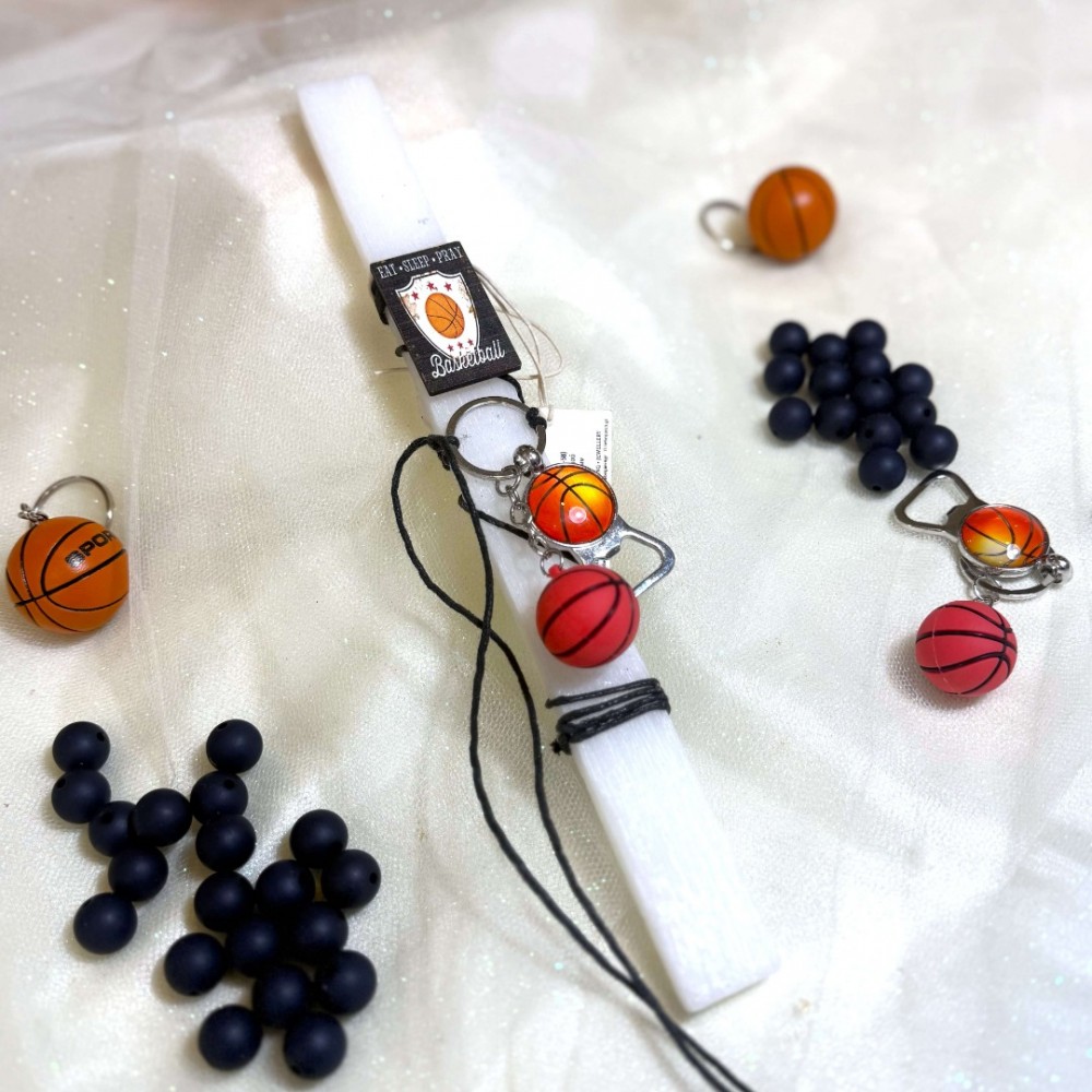 Λαμπάδα αρωματική μπρελόκ Basketball