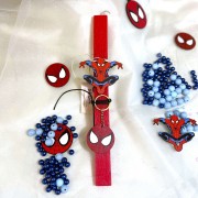 Λαμπάδα αρωματική μπρελόκ Σουπερήρωας Spiderman