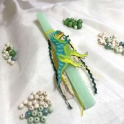 Λαμπάδα αρωματική πράσινη δεινόσαυρος