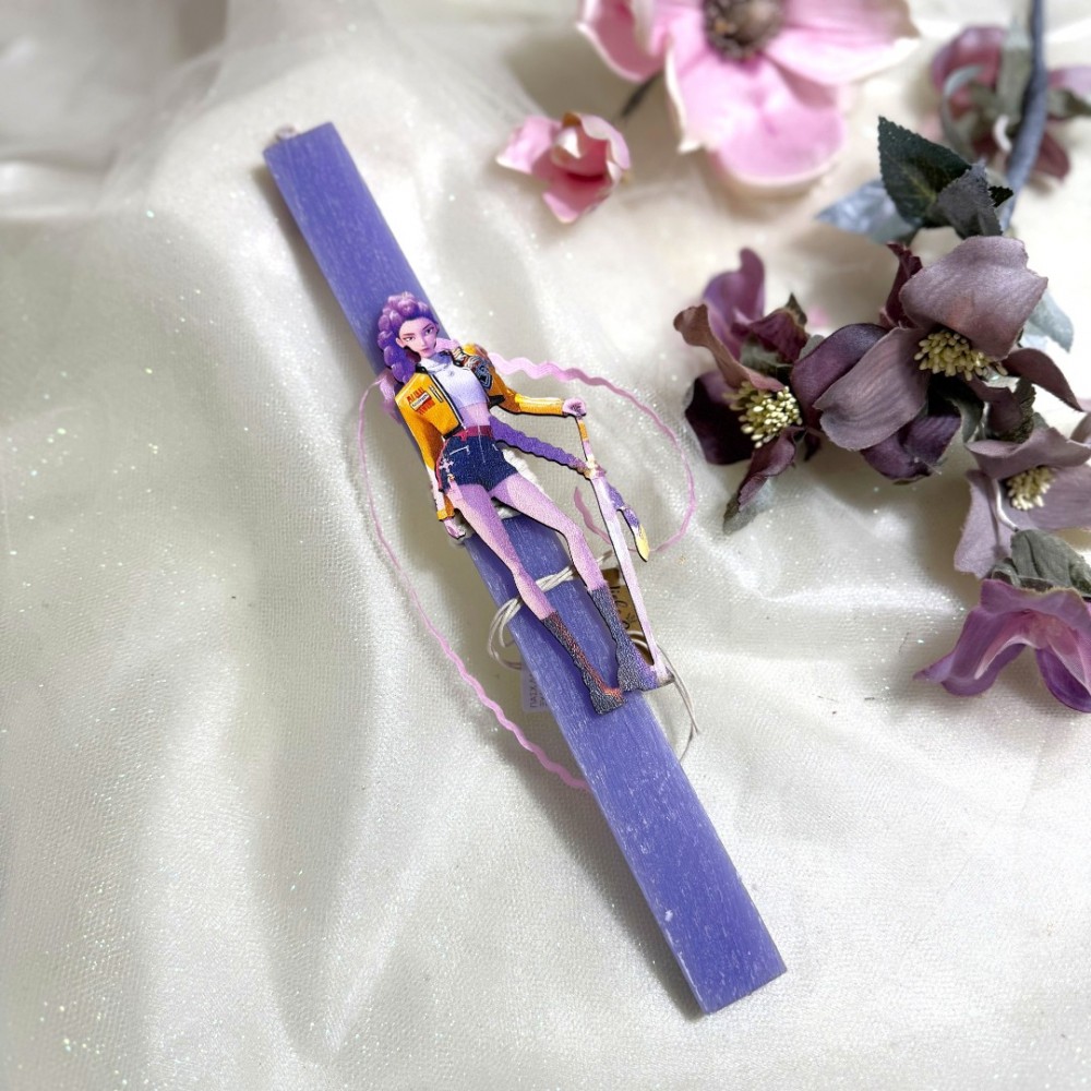 Λαμπάδα μπλε αρωματική Ρούμι