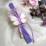 Λαμπάδα μπλε αρωματική Πεταλούδα