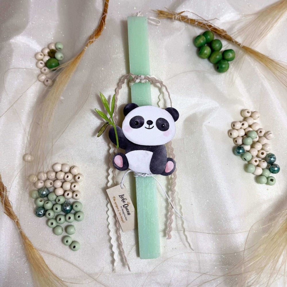 Λαμπάδα αρωματική πράσινη με Panta