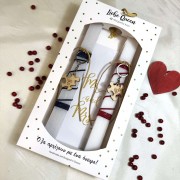 Λαμπάδες για ζευγάρι μπρελόκ παζλ