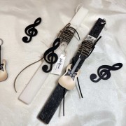 Λαμπάδες για ζευγάρι μπρελόκ μουσική