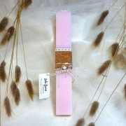 Λαμπάδα αρωματική βραχιόλι λευκός σταυρός