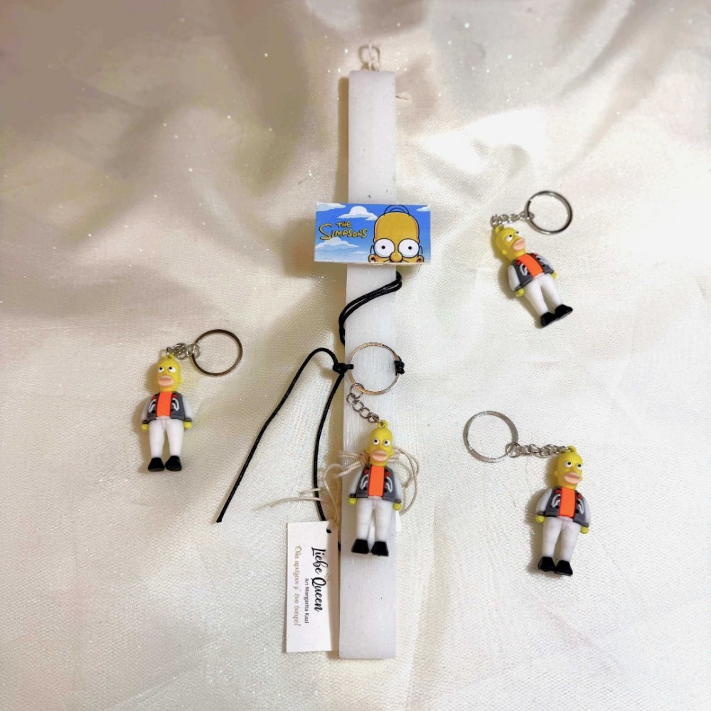 Λαμπάδα αρωματική μπρελόκ The Simpsons-Homer