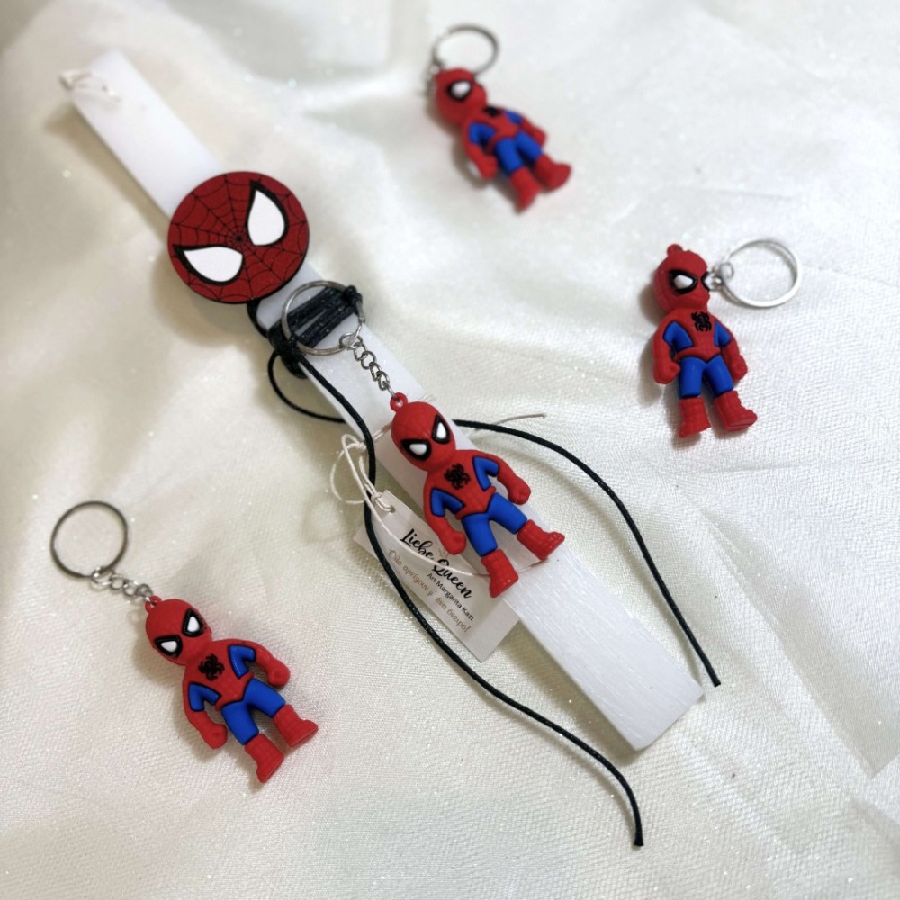 Λαμπάδα αρωματική μπρελόκ Super Heroes - Spiderman