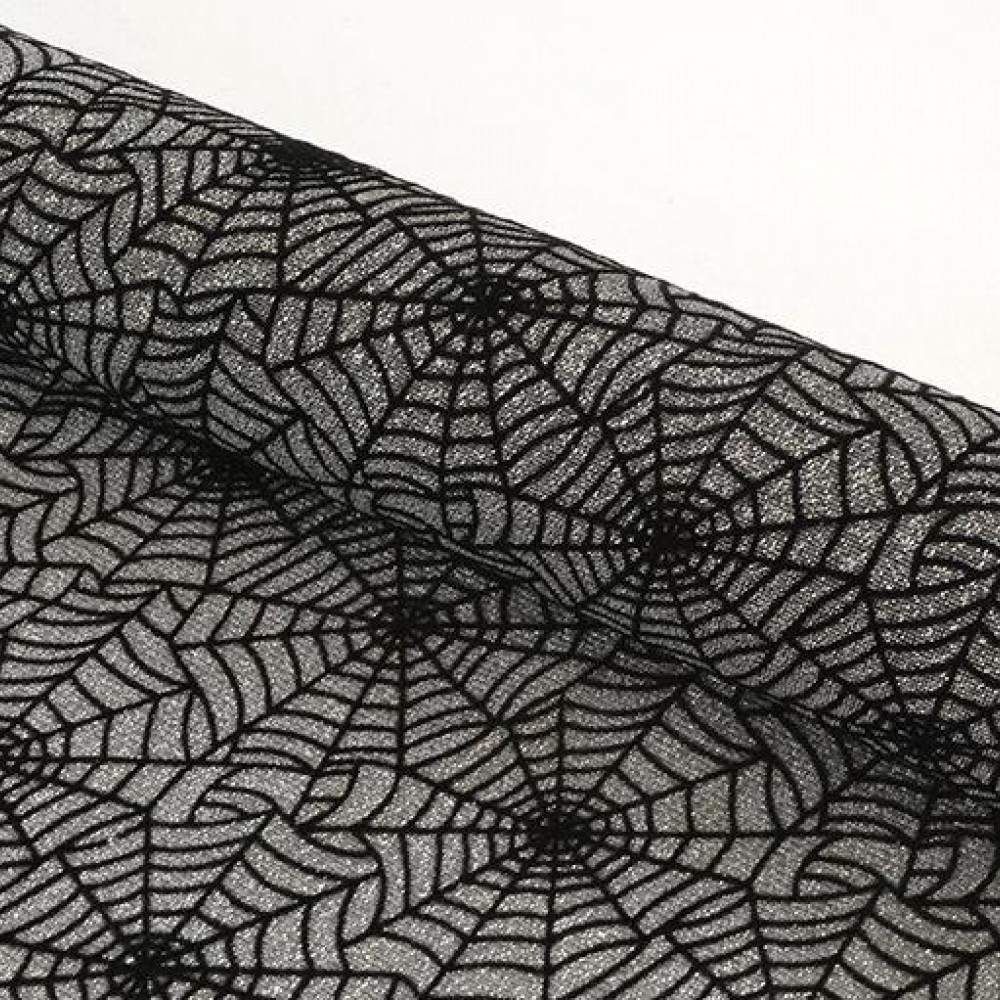 Ύφασμα Cobweb μαύρο 48 cm x 5 m