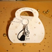 Γούρι μπρελόκ ασημί κλειδί του σολ