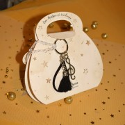 Γούρι μπρελόκ ασημί κλειδί του σολ