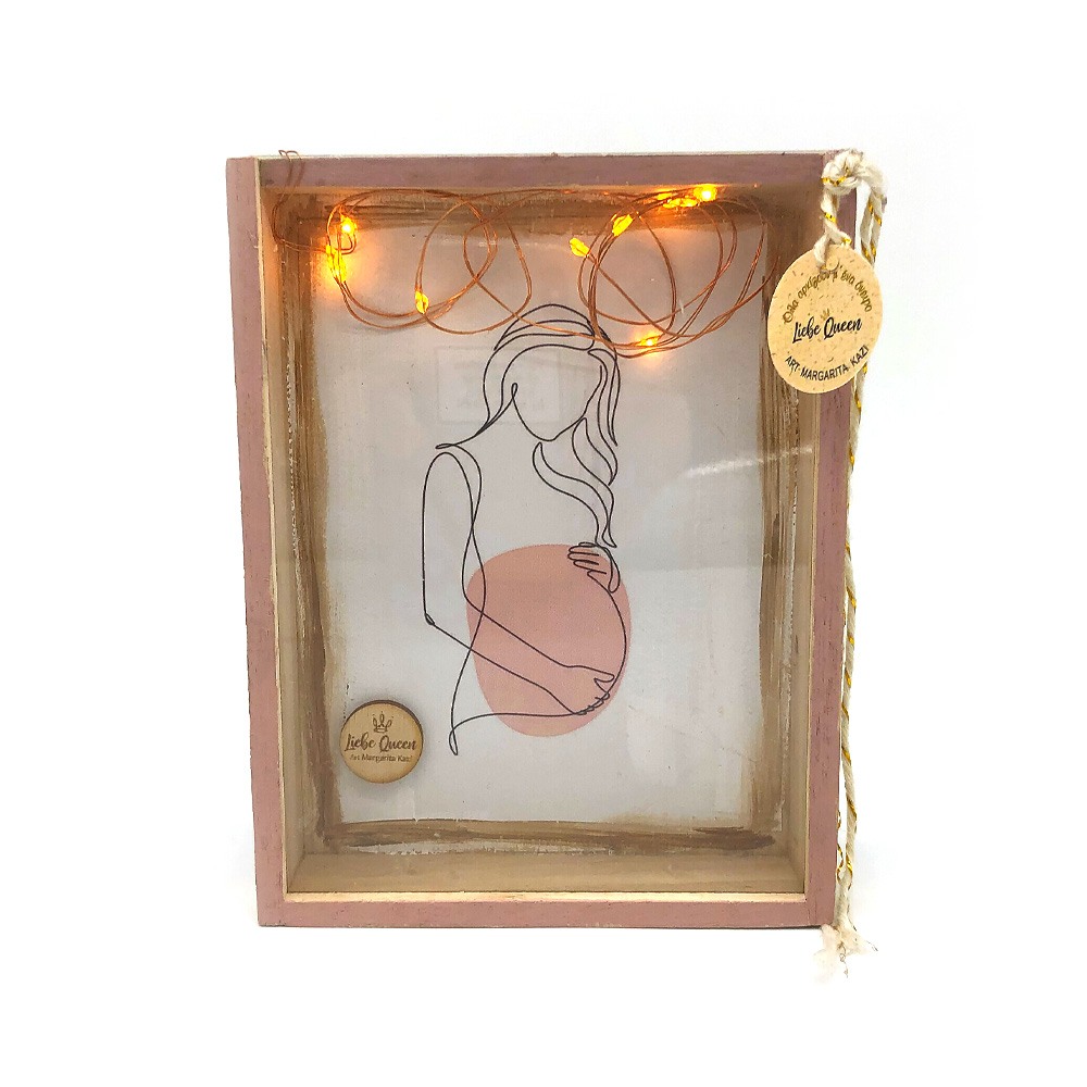 Γούρι κάρτα φωτιζόμενη εγκυμοσύνη