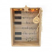 Γούρι κάρτα φωτιζόμενη μελωδία