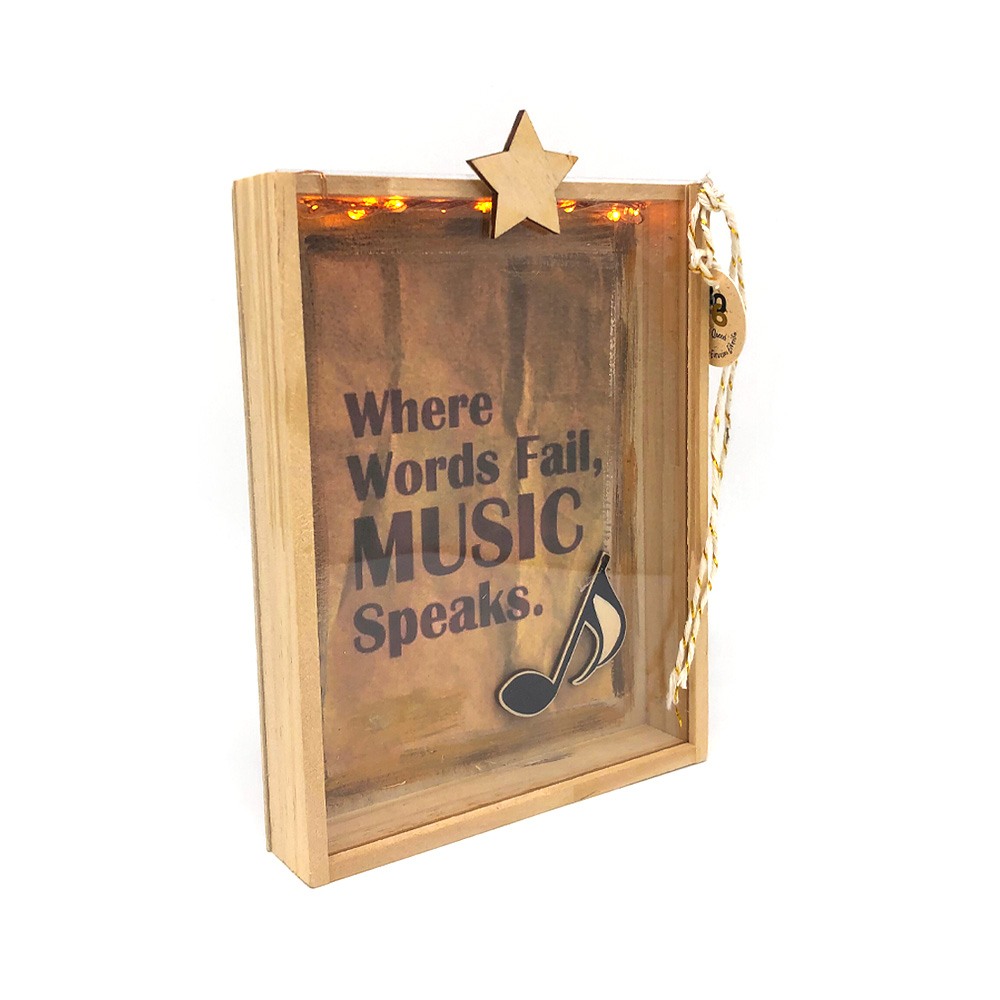 Γούρι κάρτα φωτιζόμενη μουσική