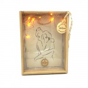 Γούρι κάρτα φωτιζόμενη αγάπη