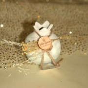 Γούρι Ρόδι κεραμικό βεραμάν μικρό pampas 5.5x7