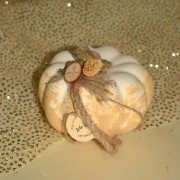 Γούρι κολοκύθα κεραμική κίτρινη