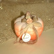 Γούρι κολοκύθα κεραμική τερακότα