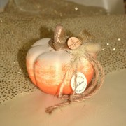 Γούρι κολοκύθα κεραμική τερακότα