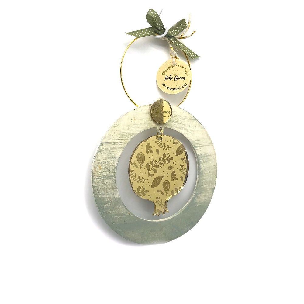 Γούρι ρόδι σε κύκλο βεραμάν