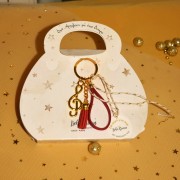 Γούρι μπρελόκ ρόδι με σχέδιο ρόδια μεγάλα