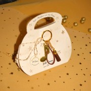 Γούρι μπρελόκ χρυσό με νότα