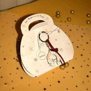 Γούρι μπρελόκ ρόδι με σχέδιο ρόδια μεγάλα