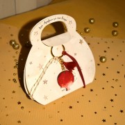 Γούρι μπρελόκ κόκκινο ρόδι