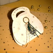 Γούρι μπρελόκ ρόδι με σχέδιο ρόδια μεγάλα