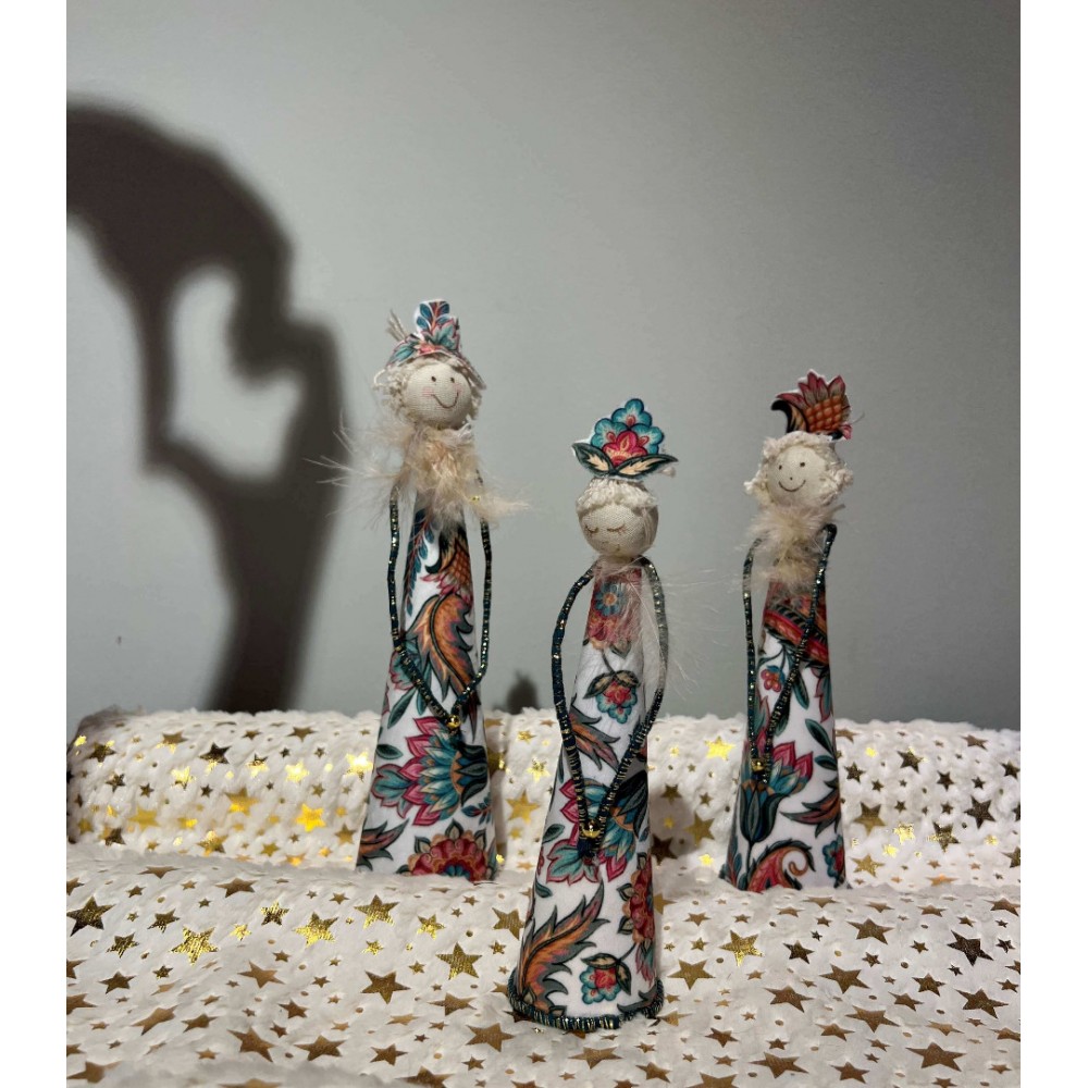 Γούρι κουκλίτσα με φόρεμα - Zelinda μικρή