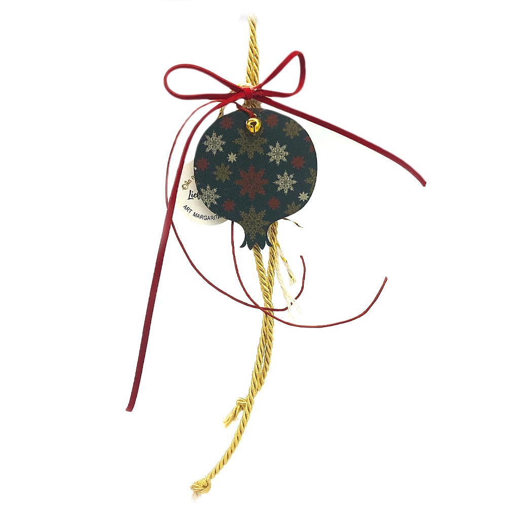 Γούρι ρόδι ξύλινο μικρό μαύρο