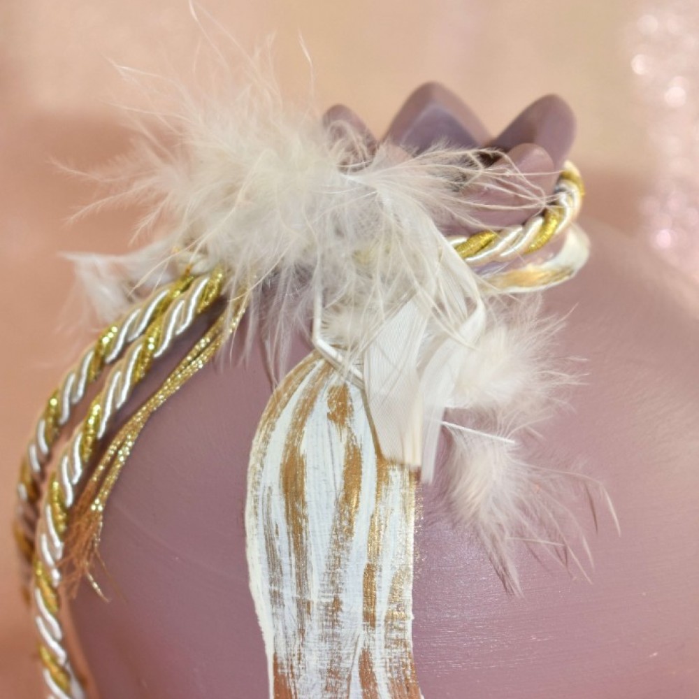 Γούρι Ρόδι κεραμικό σάπιο μήλο με μάτι μεγάλο 12x9.5