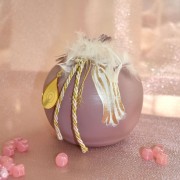 Γούρι Ρόδι κεραμικό σάπιο μήλο με μάτι μεσαίο 9x9.5