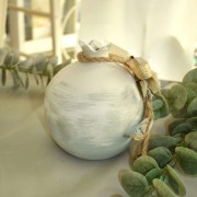 Γούρι Ρόδι κεραμικό βεραμάν μεγάλο pampas 12x9.5