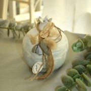 Γούρι Ρόδι κεραμικό βεραμάν μεγάλο pampas 12x9.5