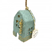 Γούρι σπιτάκι φωτιζόμενο βεραμάν