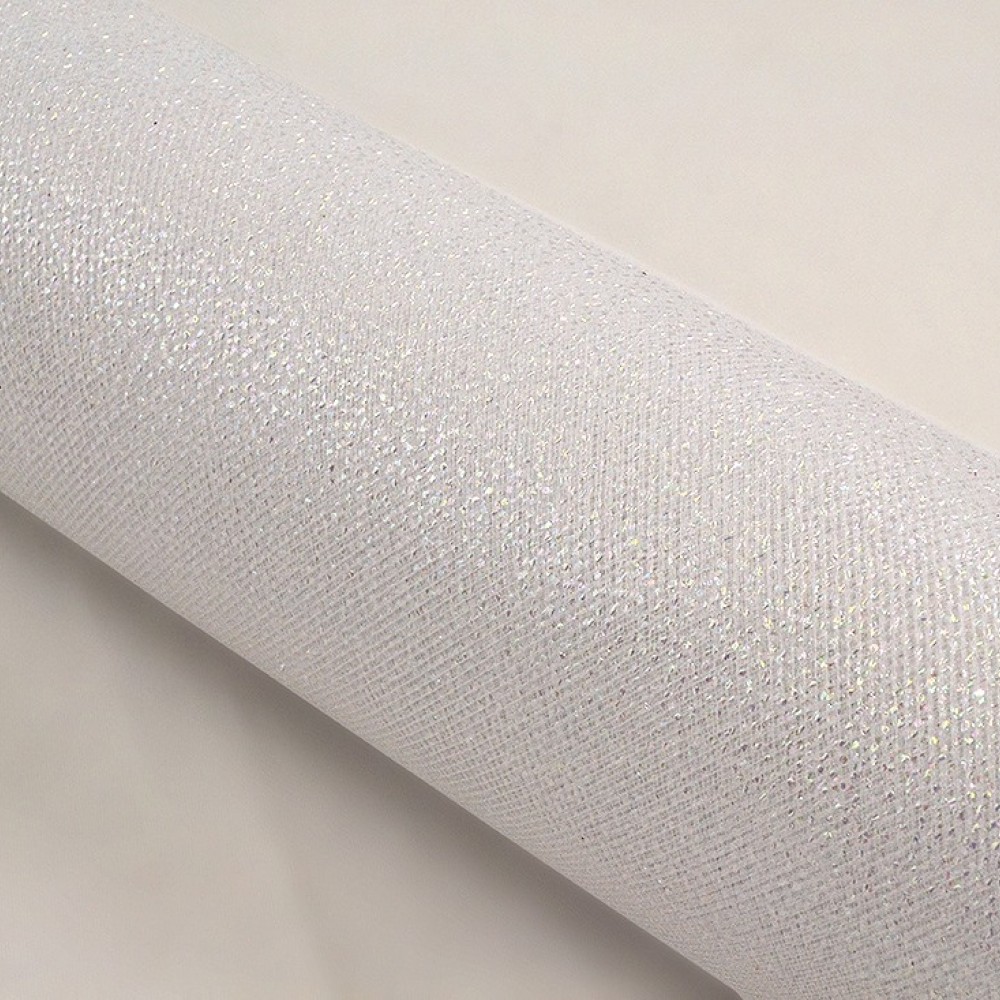 Ύφασμα FABRIC TOULE FOIL λευκό 50 cm x 9 m Ύφασμα FABRIC TOULE FOIL λευκό 50 cm x 9 m