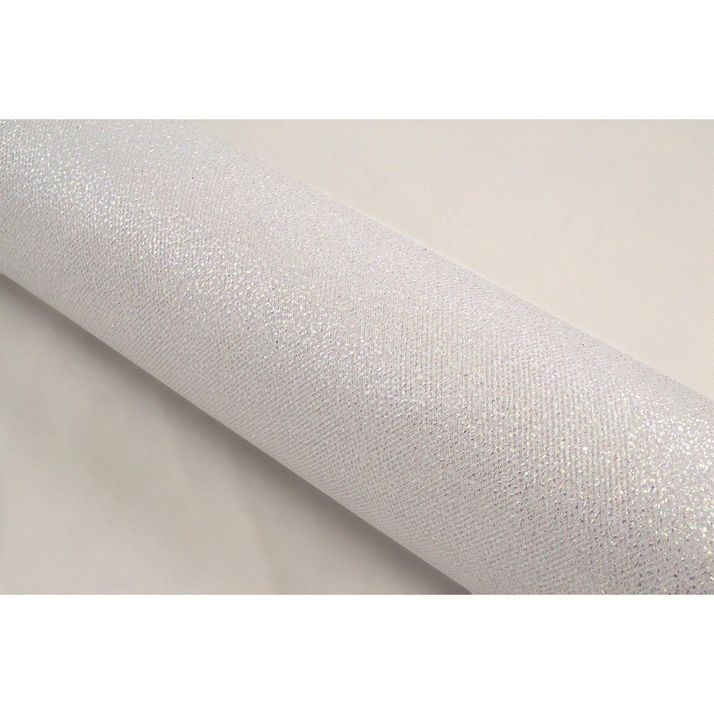 Ύφασμα FABRIC TOULE FOIL λευκό 50 cm x 9 m Ύφασμα FABRIC TOULE FOIL λευκό 50 cm x 9 m