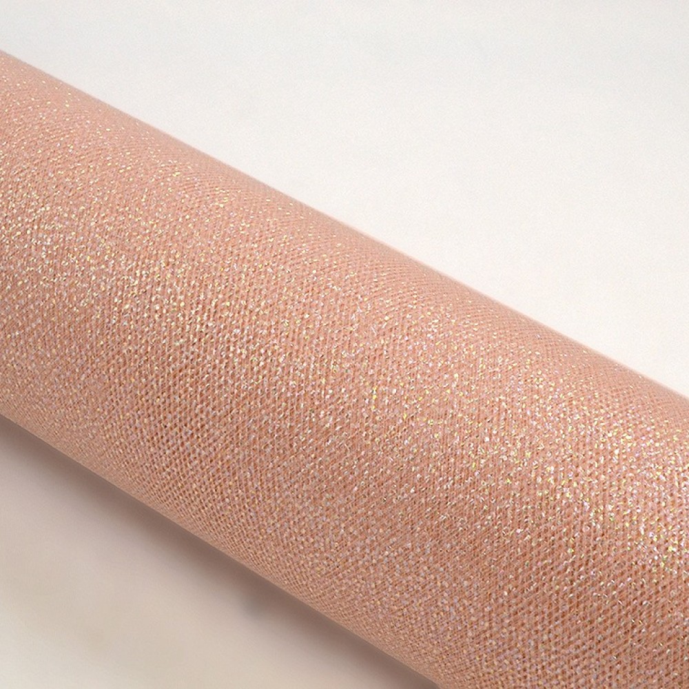 Ύφασμα FABRIC TOULE FOIL πούδρα 50 cm x 9 m Ύφασμα FABRIC TOULE FOIL πούδρα 50 cm x 9 m