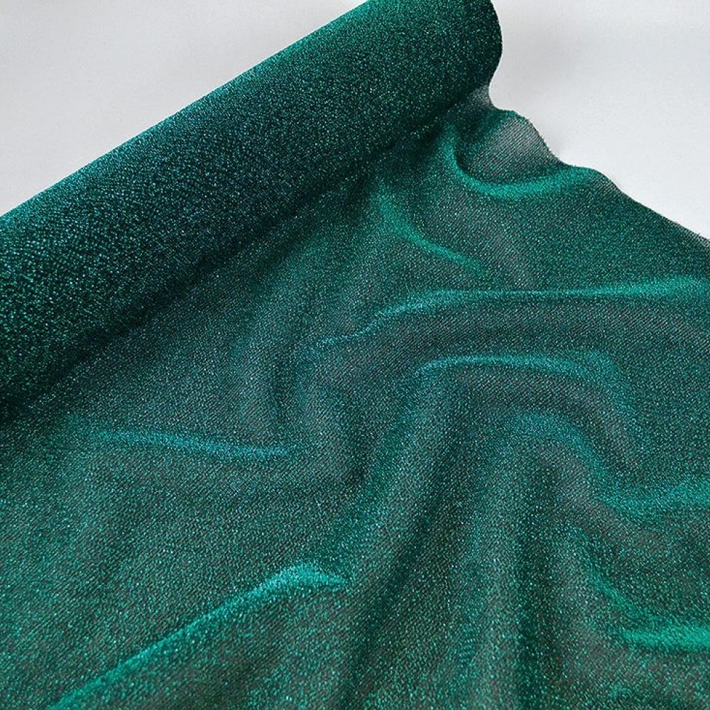 Ύφασμα SPARKLE LUREX πετρόλ 48 cm x 5 m