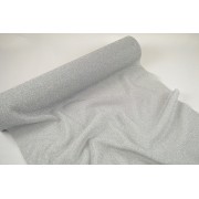 Ύφασμα SPARKLE LUREX ασημί 48 cm x 5 m