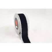 Κορδέλα βελούδο Snow edge μπλε 4.5 m