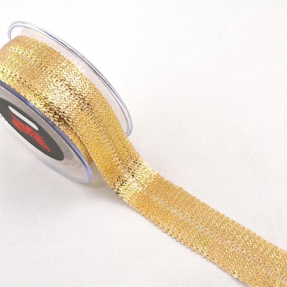 Κορδέλα Vero Tress Foil χρυσή 3.5 εκ. x 6.5 μ. καρούλι
