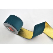 Κορδέλα HOLLAND VELVET DOUBLE FACE FOIL βεραμάν 5,2 cm Χ 4.5 m