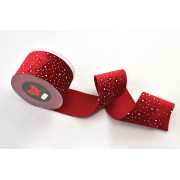 Κορδέλα DIAMOND VELVET κόκκινη 4.3 cm X 4.5 m