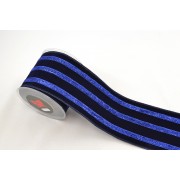 Κορδέλα LINED VELVET μπλε 10 cm Χ 4.5 m